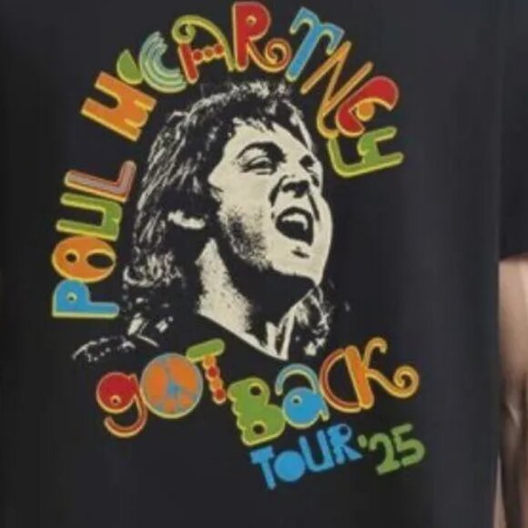 Paul McCartney Got Back Tour 2025 Two-Sided Tee - Picture 2 of 3